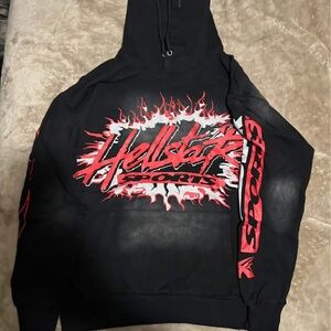 Hellstar Sports Black and Red Hoodie